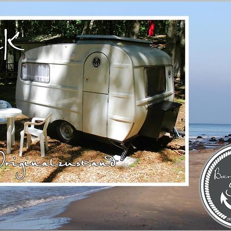 Ddr Wohnwagen Qek Direkt Am Strand درانسكي المظهر الخارجي الصورة